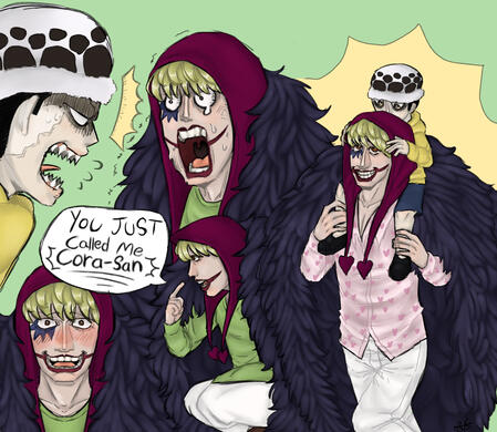 Fan art of one piece charter